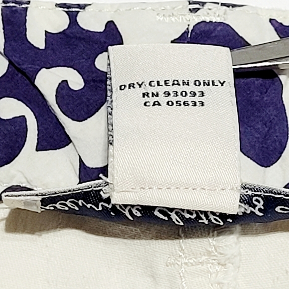 Telluride Clothing Co. Off White Stretch Above Ankle Capris Pedal Pusher (14) - Picture 7 of 10